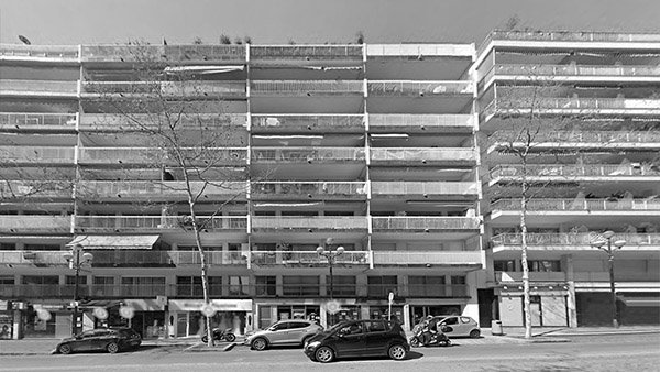 façade de l'immeuble